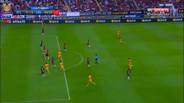 Dueñas' last-minute equaliser against Atlas in 2019